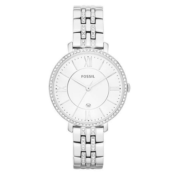 Fossil Women's White Dial Stainless Steel Analog Watch - ES3545 1