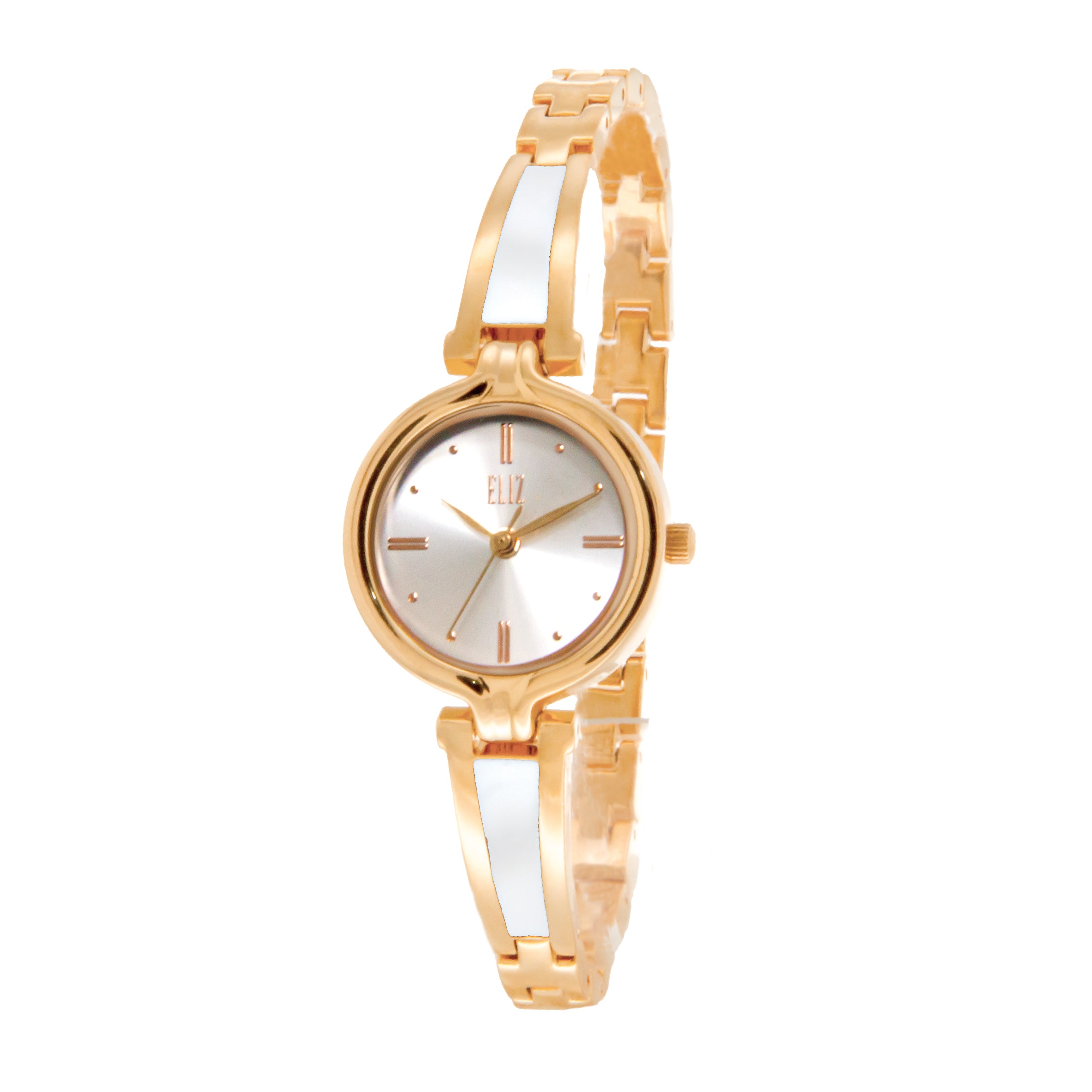 ELIZ ES8591L2RWR Rose Gold SS Case Jewelry Bracelet Women's Watch