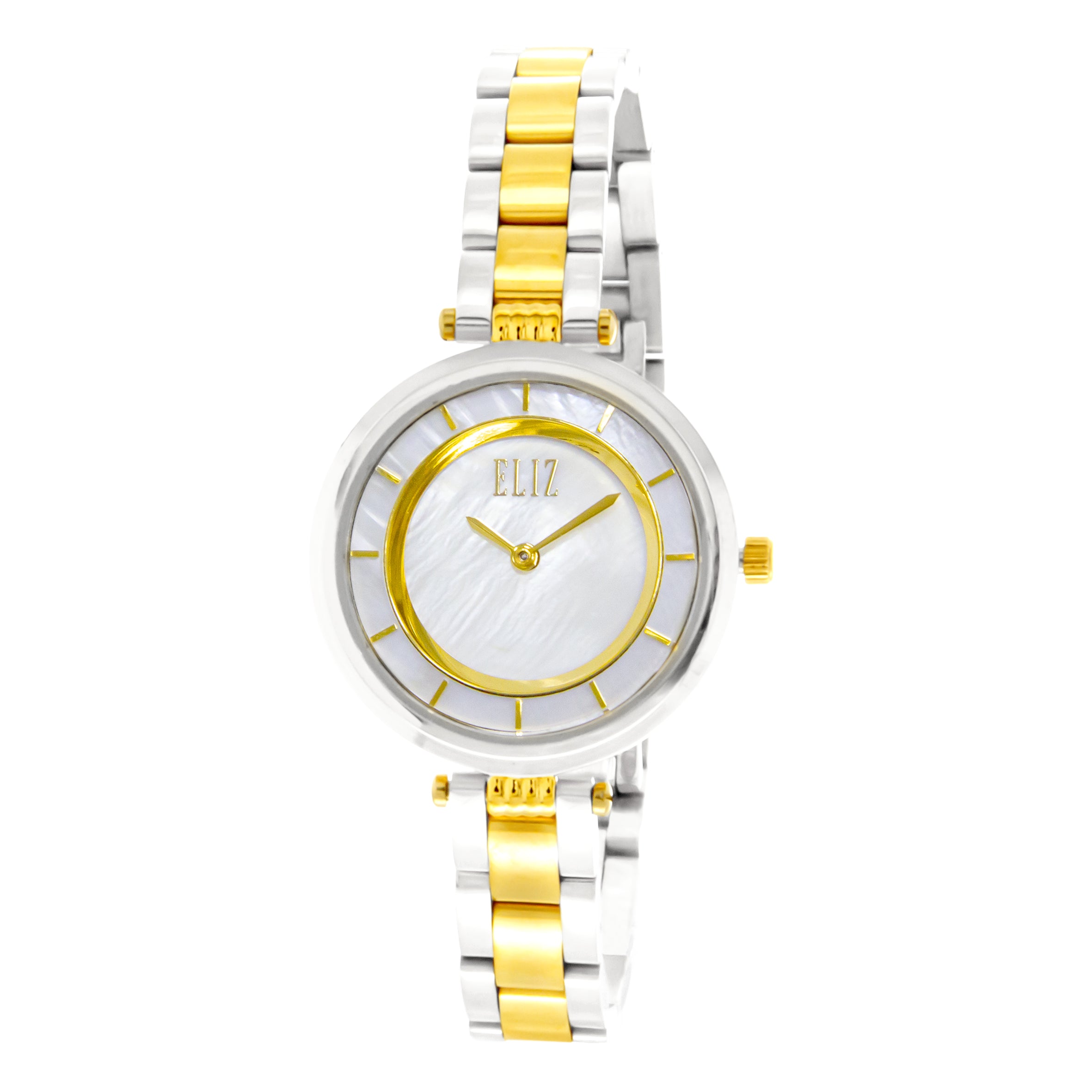 ELIZ ES8690L2THT TT Gold SS Case and Band Women's Watch