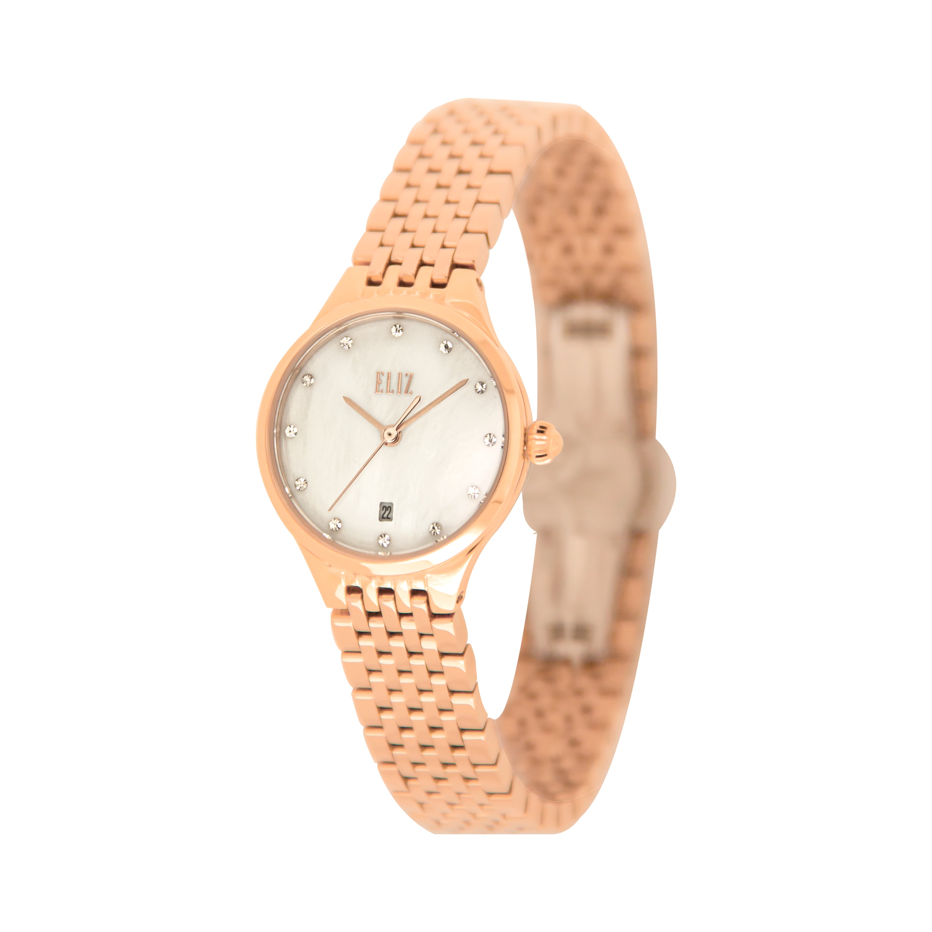 ELIZ ES8691L2RHR SS Case Band Women's Watch - Front