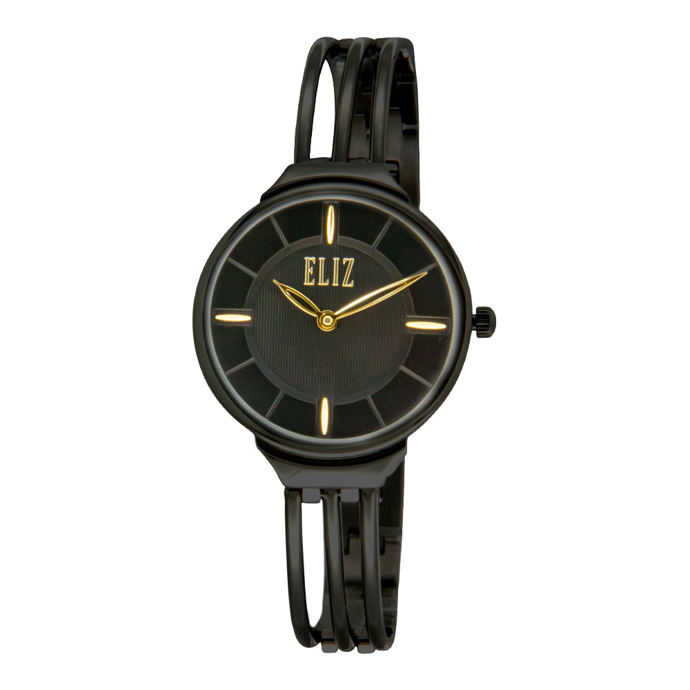 ELIZ ES8692L2NNN PVD Black SS Case and Bracelet Women's Watch