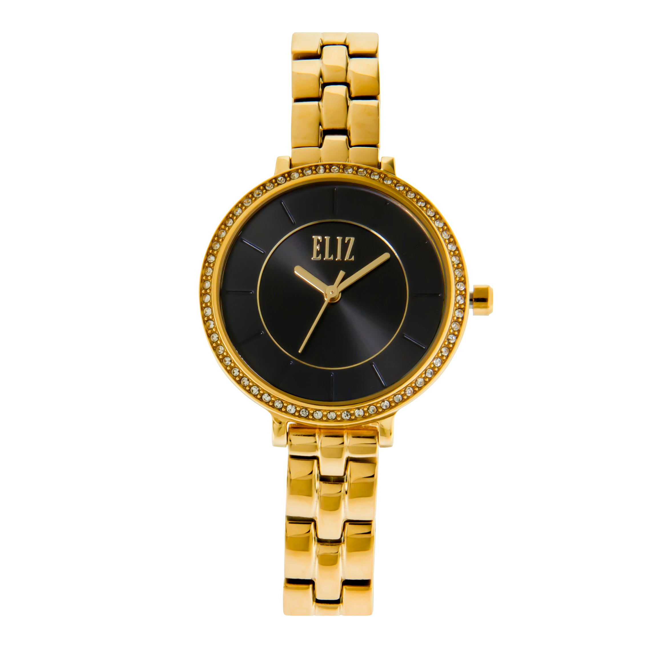 ELIZ ES8693L2GNG PVD Gold Plated Case and Band Women's Watch