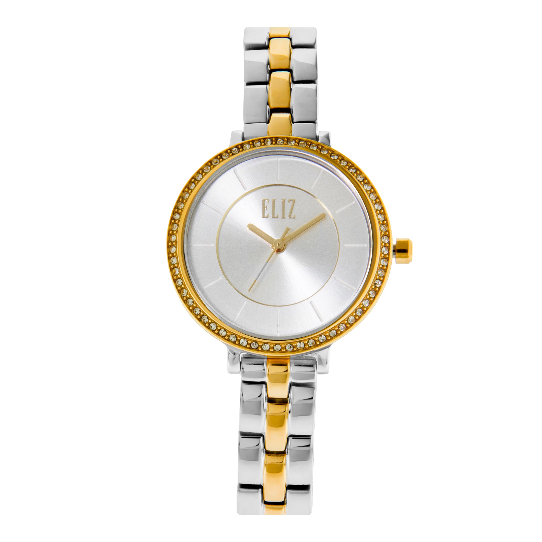 ELIZ ES8693L2TST Splendeur TT PVD Gold Silver Dial Women's Watch