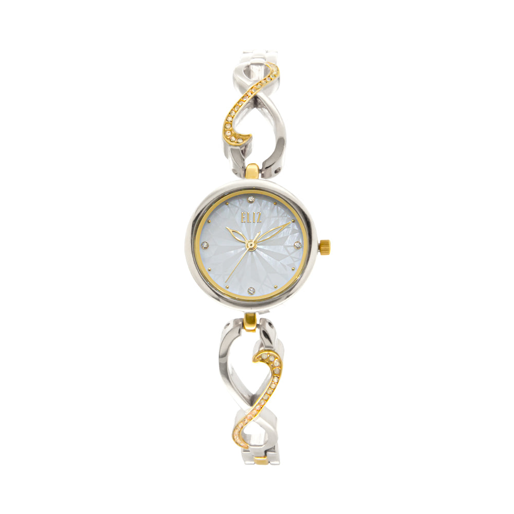 ELIZ ES8697L2THT TT Case Jewelry Bracelet Women's Watch