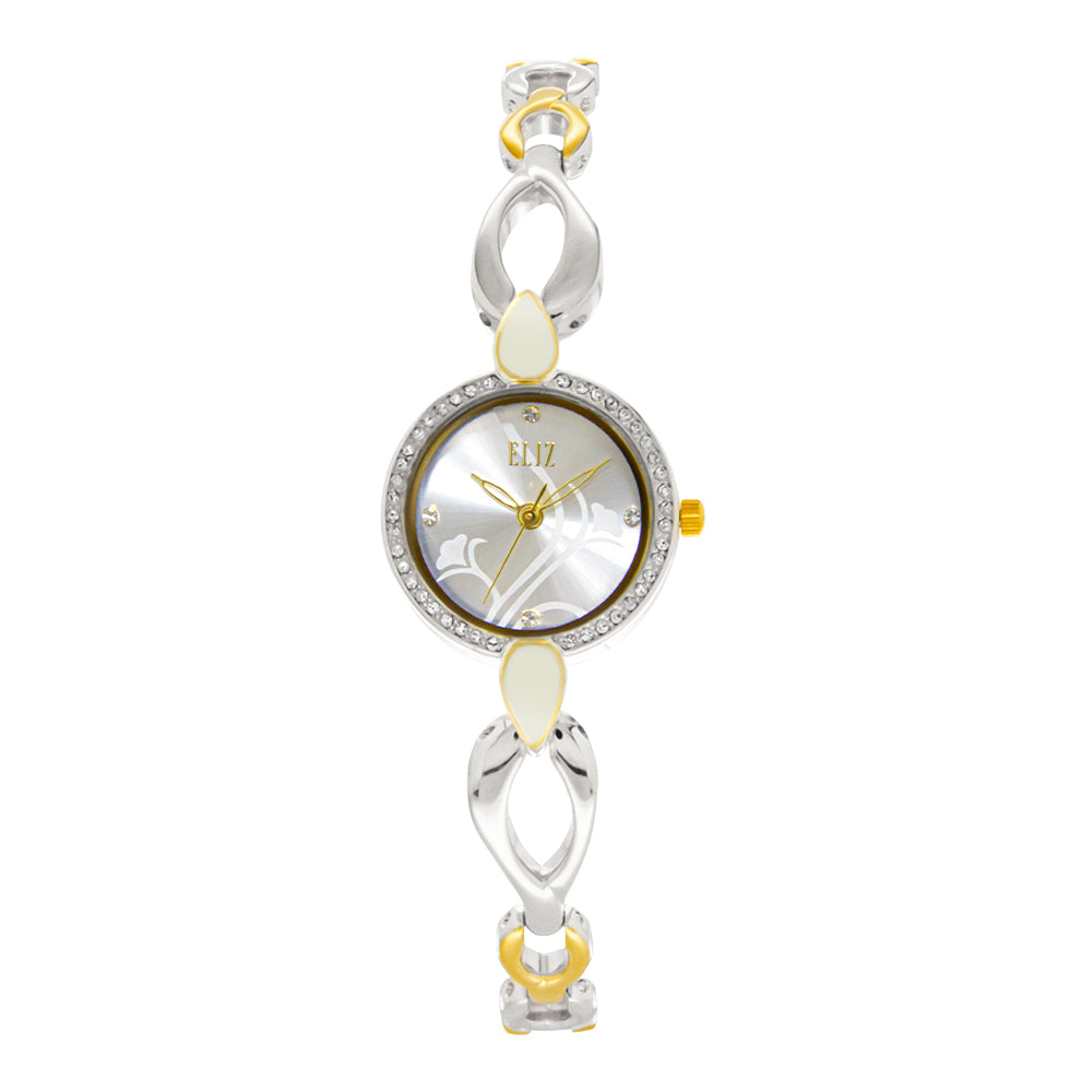 ELIZ ES8698L2TST TT SS Case Jewelry Bracelet Women's Watch