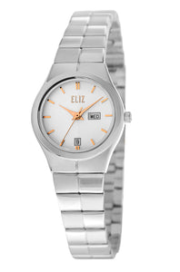 ELIZ ES8743L2SSS Silver SS Case and Band Women's Watch
