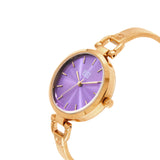 ELIZ ES8708L2RVR PVD Rose Gold Case Jewelry Bracelet Women's Watch