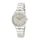 ELIZ ES8710L2SSS Silver SS Case and Band Women's Watch