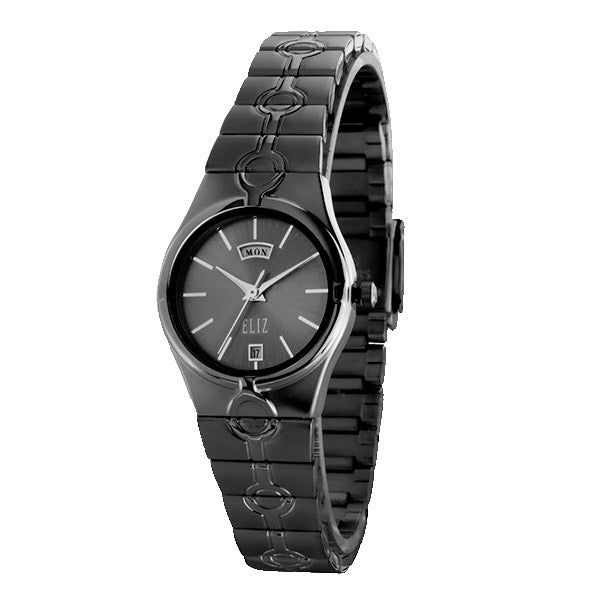 ELIZ ES8731L2NNN Black SS Case and Band Women's Watch