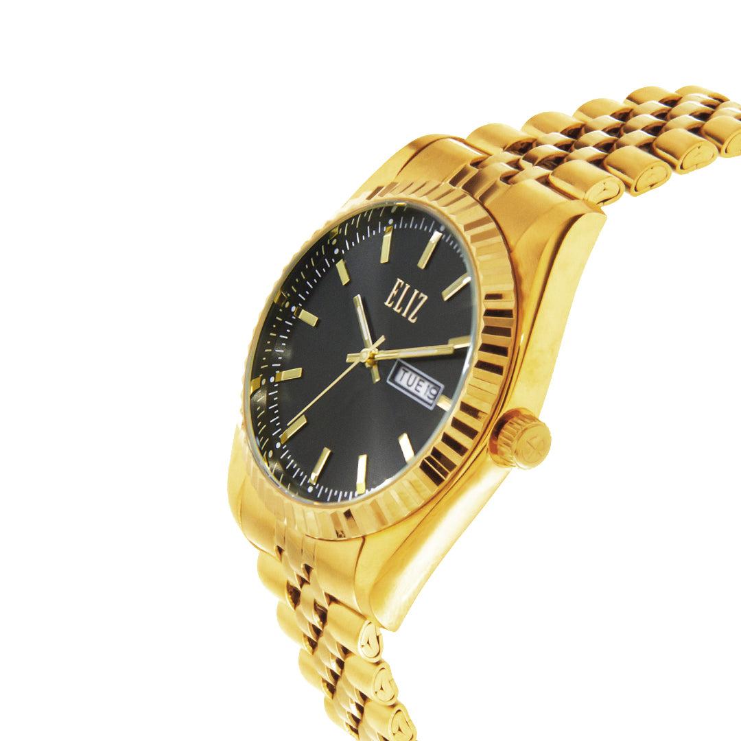 ELIZ ES8733G2GNG Gold Men's Watch - Side