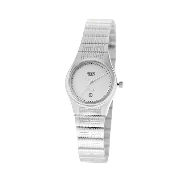 ELIZ ES8745L2SSS Silver SS Case and Band Women's Watch