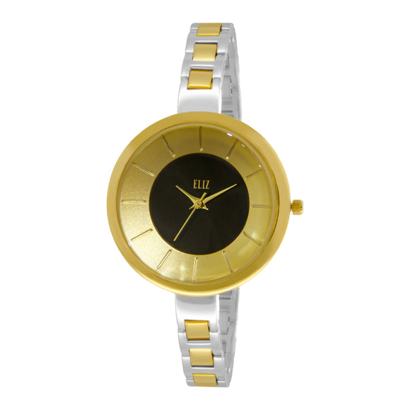 ELIZ ES8756L2TNT TT Gold Case Jewelry Bracelet Women's Watch