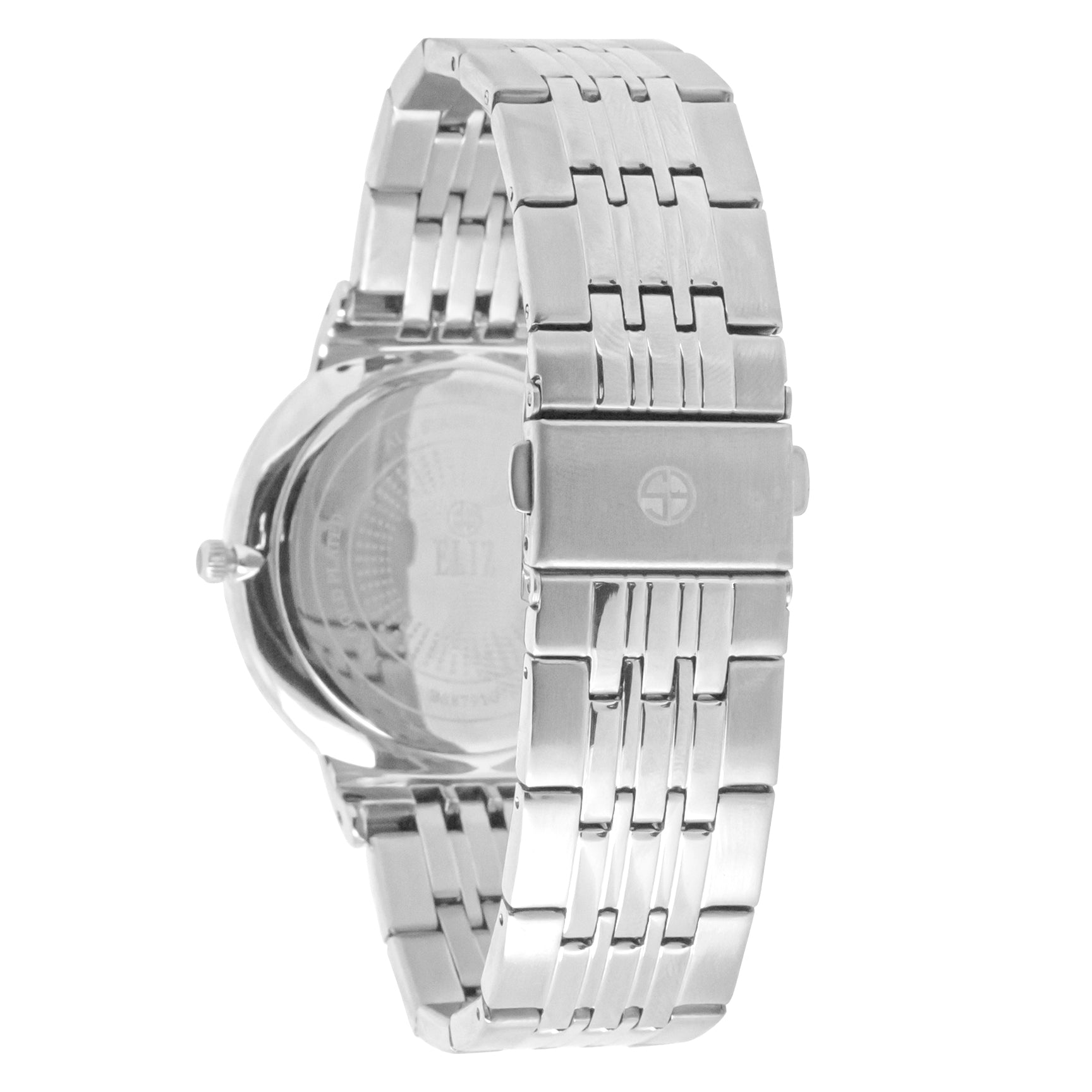 ELIZ ES8791G2SNS SS Case Band Men's Watch - Back