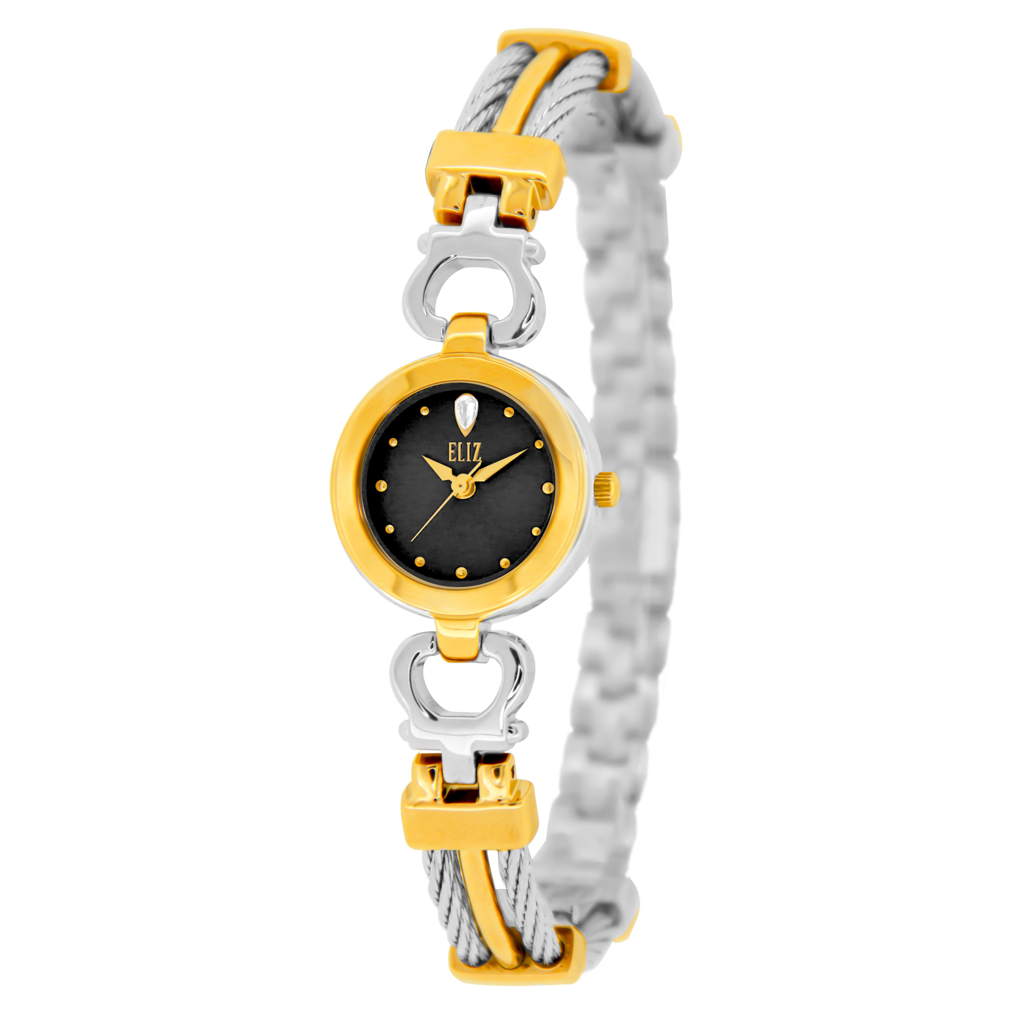 ELIZ ES8799L2TNT Metal Case and Bracelet Women's Watch - Front