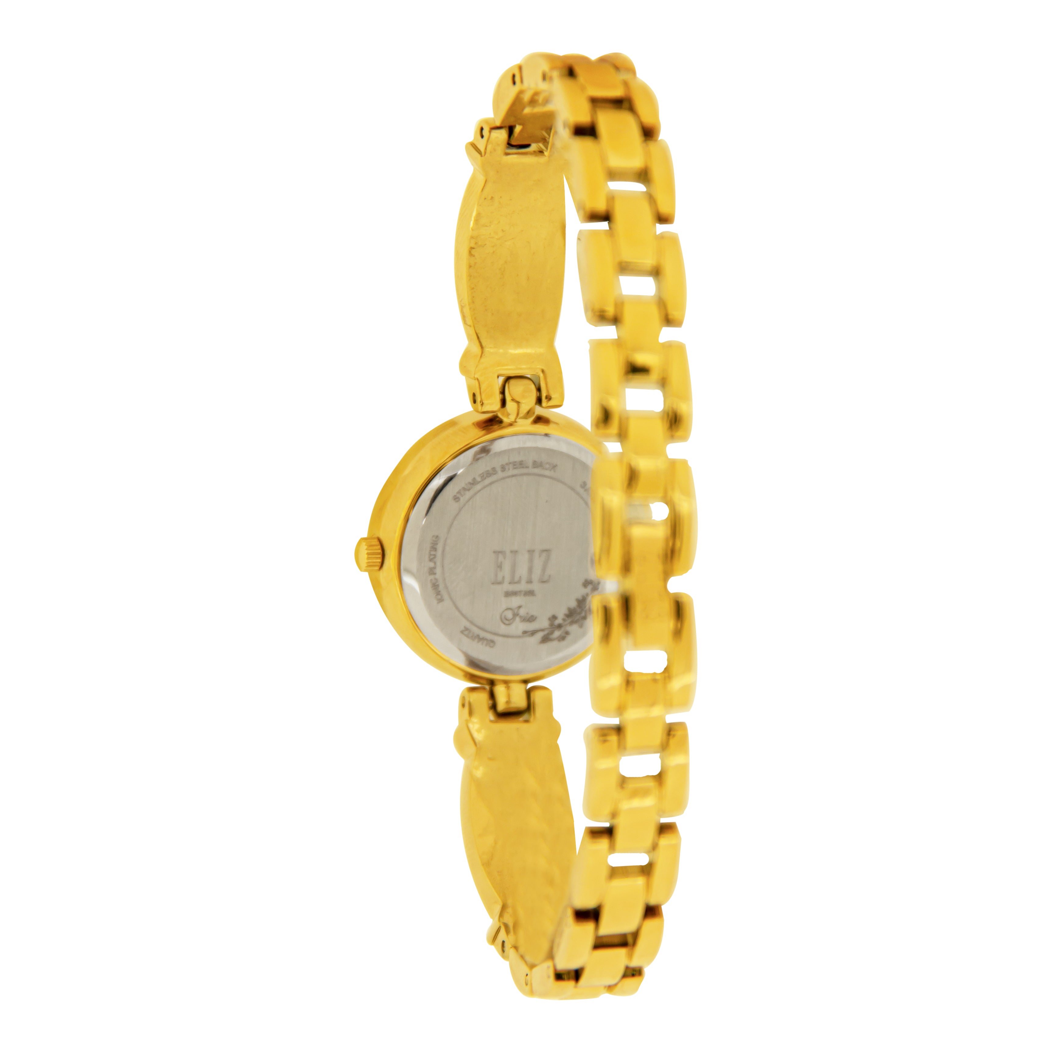 ELIZ ES8793L2GCG Metal Case and Bracelet Women's Watch - Back