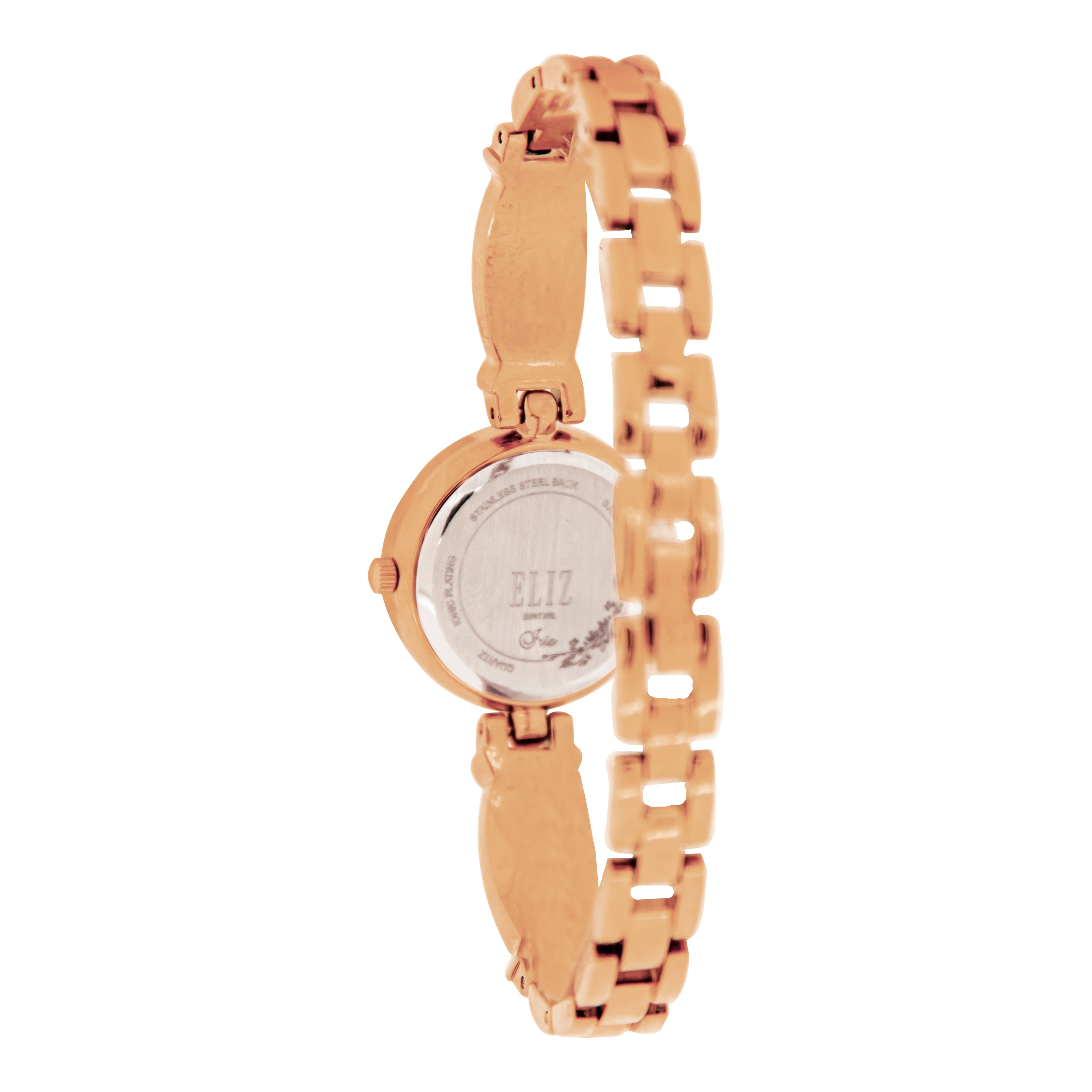 ELIZ ES8793L2RPR Metal Case Bracelet Women's Watch - Back