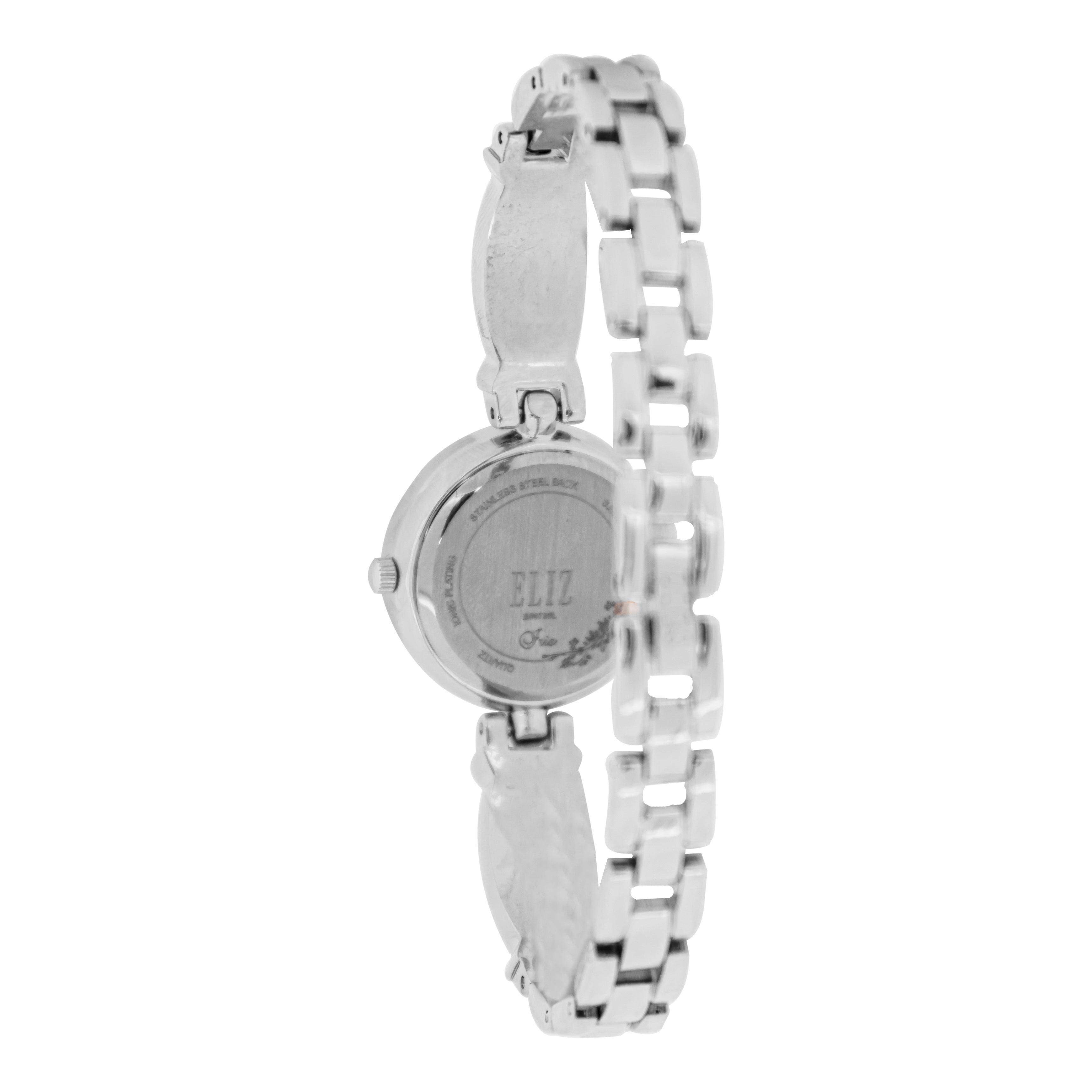 ELIZ ES8793L2SHS Metal Case and Bracelet Women's Watch - Back