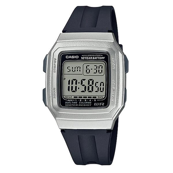 Casio Unisex Resin Band Digital Watch - F-201WAM-7AVDF