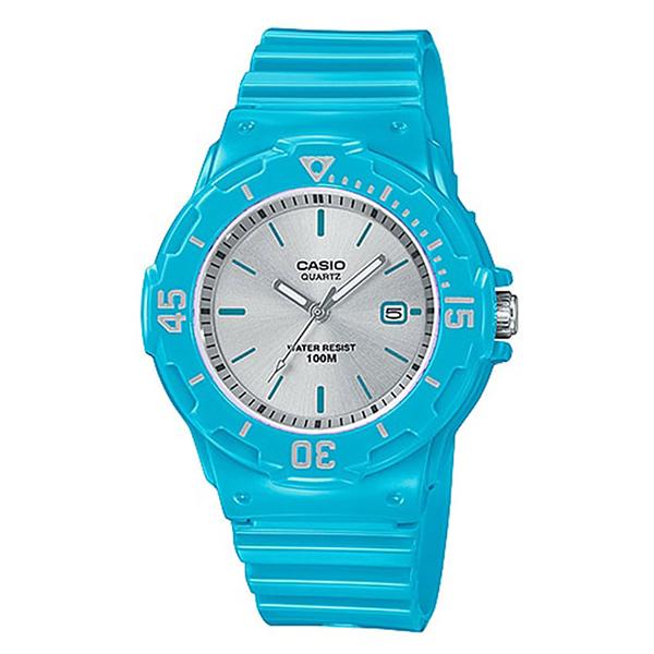 CASIO Women's Blue Resin Band Analog Watch - LRW-200H-2E3