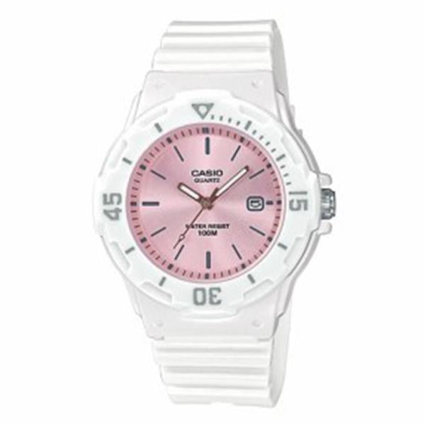 Casio Women's Resin Band Pink Dial Watch - LRW-200H-4E3