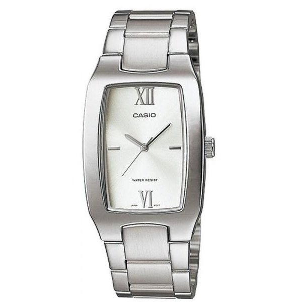 CASIO LTP-1165A-7C2DF Silver Plated Case SS Band Women's Watch