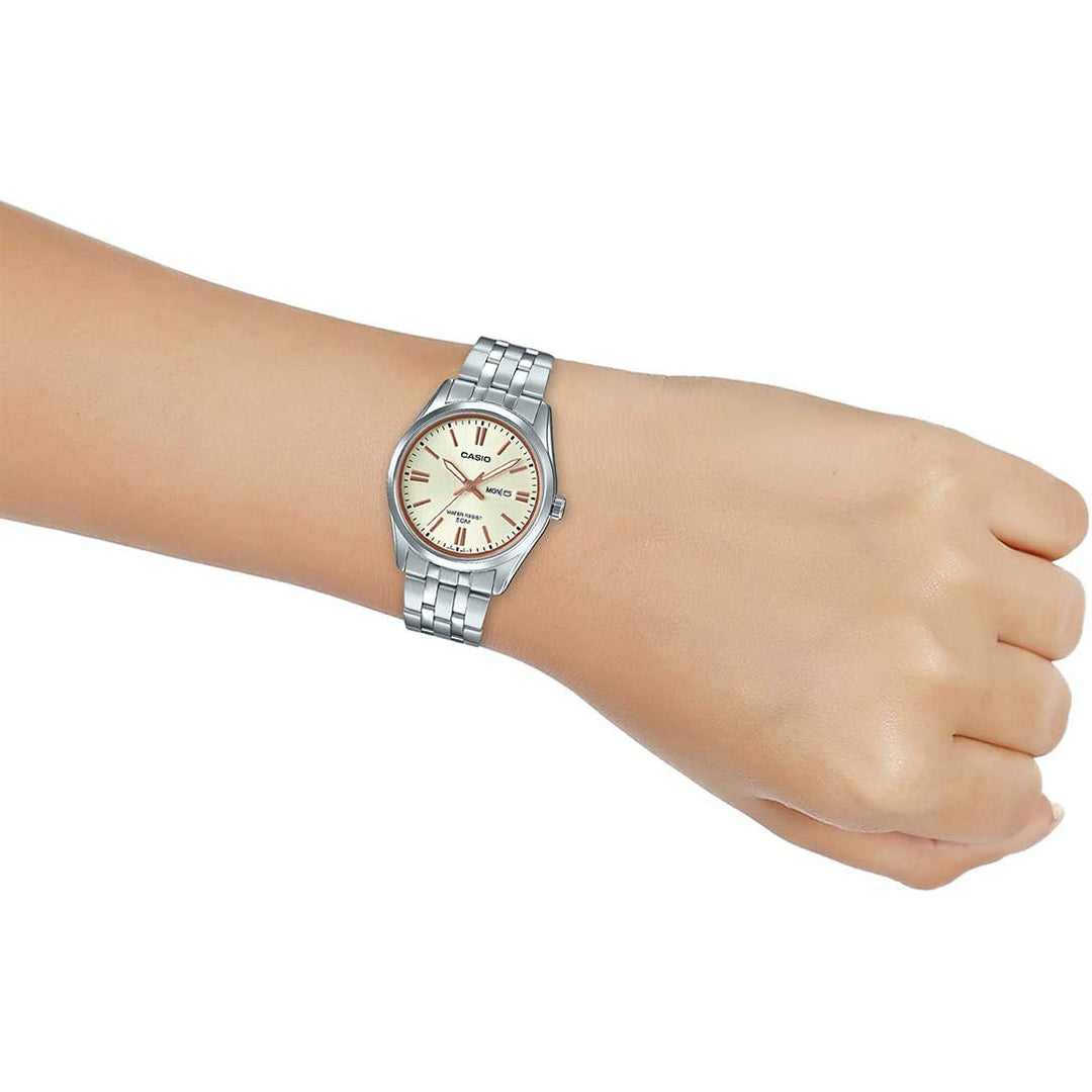 Casio LTP-1335D-9AVDF Stainless Steel Wrist Watch for Women