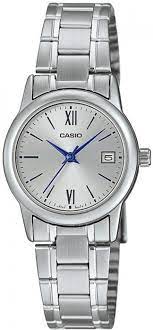 CASIO LTP-V002D-7B3UDF Silver Plated Case SS Band Women's Watch