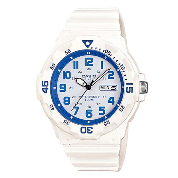 Casio White Dial Resin Band Analog Watch - MRW-200HC-7B2