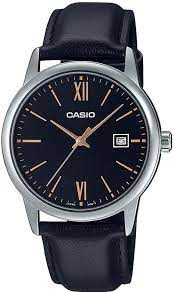 CASIO MTP-V002L-1B3UDF Silver Ion Plated Case SS Band Men's Watch