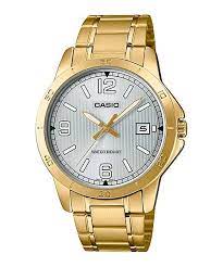 CASIO MTP-V004G-7B2UDF Gold Ion Plated Case SS Band Men's Watch