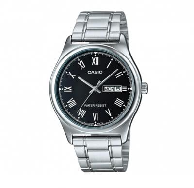 Casio MTP-V006D-1BUDF Chrome Plated Case SS Band Men's Watch