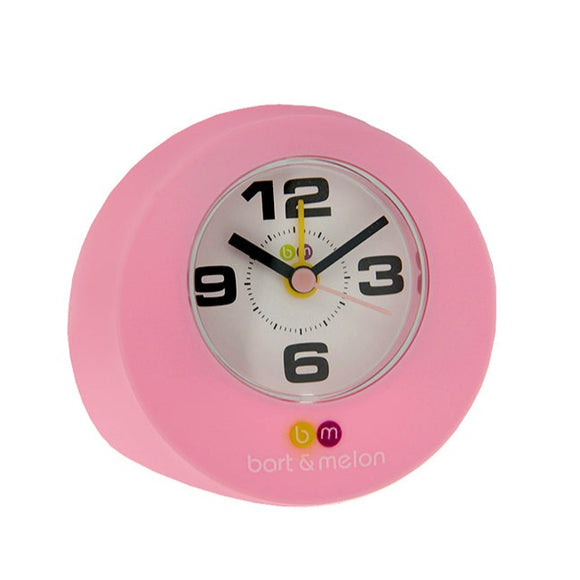 Bart & Melon BM014 Pink Desktop Alarm Clock