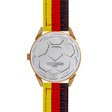 BLADE 3697GNN6F Black-Red-Yellow Retro-Fútbol Special Edition NATO Strap Unisex Watch - Back 03