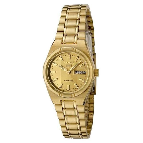 Seiko Women s Gold Plated Stainless Steel Automatic Watch SYM