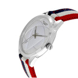 BLADE 3697GGW6E Navy Blue-White-Red Retro-Fútbol Special Edition NATO Strap Unisex Watch - Side 04