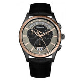 Adriatica Swiss Made Mens Leather Strap Chronograph Watch A1193.K214CH