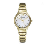 Adriatica Swiss Made Womens White Dial Gold Plated Watch - A3798.1173Q