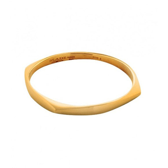 Blade Gold Stainless Steel Bangle