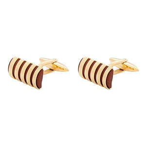 BLADE Cufflinks  Stainless Steel  PVD Gold Plated - C203GR 1