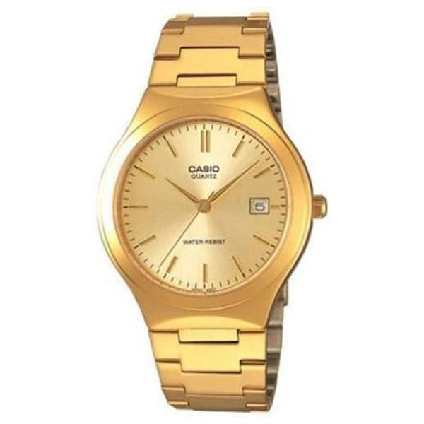 Casio Men's Gold Dial Gold plated Case and band Analog Watch MTP-1170N-9A