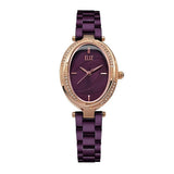 Eliz women's Purple Dial Purple Plated stainless steel case and Band Analog Watch ES8631L2RVV 1