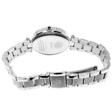 Eliz women's White Dial stainless steel case and Band Analog Watch ES8631L2SWS 3