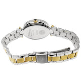 Eliz women's White Dial Two-Tone gold plated stainless steel case and Band Analog Watch ES8631LTWT 3
