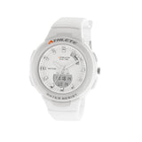 Eliz Unisex White Dial White Case and Polyurethane Band Digital and Analog Watch ES8665L8WWW 1