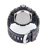 Eliz Men's Black Dial Black Case and Red Polyurethane Band Digital and Analog Watch ES8667L8NNR 3