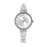 Eliz Women's White Dial Stainless steel case and band analog Watch ES8668L2SWS 1