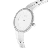 Eliz Women's White Dial Stainless steel case and band analog Watch ES8668L2SWS 2