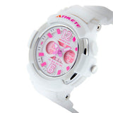 Eliz Womens White Dial White Case and Polyurethane Band Digital and Analog Watch ES8961L8WWW 2