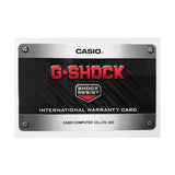 G-SHOCK Warranty Card